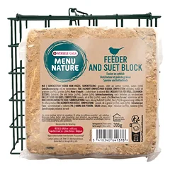 VERSELE-LAGA Menu Nature Riebalų blokas su sėklomis + daugkartinis maitintuvas 395g