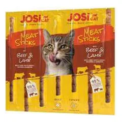 JosiCat Meat Sticks Beef & Lamb skanėstai katėms su jautiena ir ėriena, 35 g