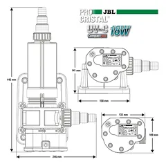 JBL sterilizatorius ProCristal Compact Plus UV-C 18 W — 5 nuotrauka