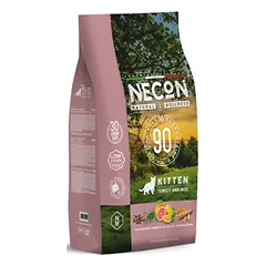 Necon Natural Wellness Kitten sausas pašaras kačiukams su kalakutiena ir ryžiais