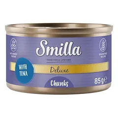 Smilla Deluxe kąsneliai drėgnas maistas katėms 12 x 85 g — 5 nuotrauka
