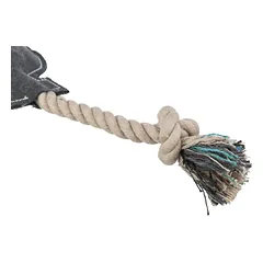 Trixie Be Nordic Bottle On A Rope audinio žaislas šunims su virve, 37 cm — 3 nuotrauka