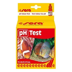 Sera pH Test akvariumo vandens testavimo rinkinys gėlo ir sūrio vandens akvariumams, 15 ml