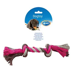 Duvo+ žaislas šunims Knot medvilnė, pilkas/rožinis, Matmenys: 37 cm — 2 nuotrauka