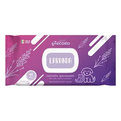 Record Maxi Lavender valomosios servetėlės šunims ir katėms, su levandų aromatu, 40 vnt.