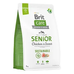 BRIT CARE SS Senior Chicken&Insect s.m. vyresniems šunims su vištiena, 3 kg