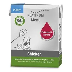 Platinum Menu Puppy paštetas su vištiena, 90 g nuotrauka