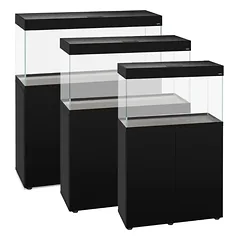 Opti Set 240 akvariumas stačiakampis, juodas, 121x41x56 cm, 240 l — 4 nuotrauka
