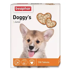 Beaphar Doggy’s Junior vitaminai šuniukams su biotinu, 150 tabl.