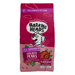 BARKING HEADS Golden Years pašaras šunims su vištiena 12kg