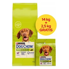 PURINA Dog Chow Adult Lamb 16,5kg (14kg+ 2,5kg NEMOKAMAI!!)