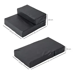 Gyvūnų laipteliai L45 x B39 x H20 cm — 4 nuotrauka