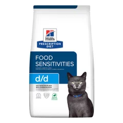 Hill's d/d Food Sensitivities sausas maistas katėms su antiena, 1,5 kg