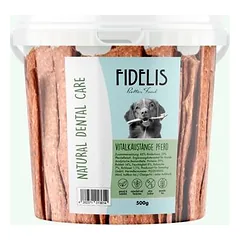 FIDELIS kramtomoji lazdelė Vital su arkliena, skanėstai šunims (500 g kibiras)