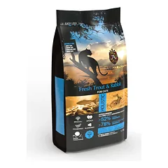 AMBROSIA begrūdis su šviežiu upėtakiu ir triušiena sausas maistas sterilizuotoms katėms, grain-free Sterilized Fresh Trout & Rabbit 1,5 kg — 2 nuotrauka