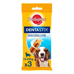 PEDIGREE DentaStix (vidutinių veislių šunims) dantų priežiūros skanėstas šunims 3 vnt. - 77g