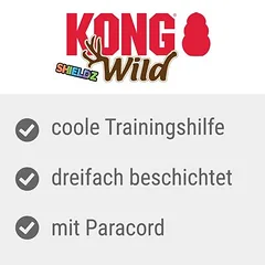 KONG Wild Shieldz Training Dummy Swirl žaislas šunims, Vidutiniams 11–25 kg — 3 nuotrauka