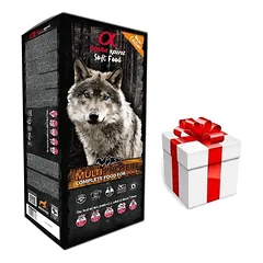 ALPHA SPIRIT MULTI Protein Dog Food 9kg + STAIGMENA ŠUNIUI