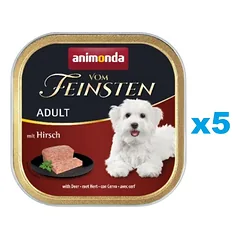 ANIMONDA Vom Feinsten Forest rinkinys su elniena 5 x 150 g