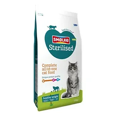 Smølke Sterilised / Weight Control sausas maistas katėms, > 10 kg — 2 nuotrauka