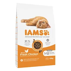 IAMS for Vitality kačiukų ėdalas su šviežia vištiena 10 kg