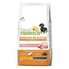 Natural Trainer Sensitive Mini Adult PORK sausas pašaras šunims