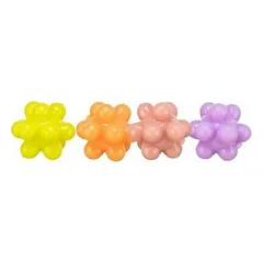 „Trixie“ gumbuotų guminių kamuoliukų žaislų rinkinys katėms 3,5 cm, 4 vnt. — 3 nuotrauka