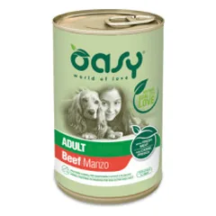 Oasy Adult Beef konservai su jautiena suaugusiems šunims