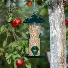 TIAKI metalinė lesyklėlė laukiniams paukščiams, Ø 16 x H 30,5 cm — 3 nuotrauka