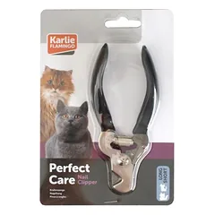 Flamingo Krallenzange für Katzen schwarz
