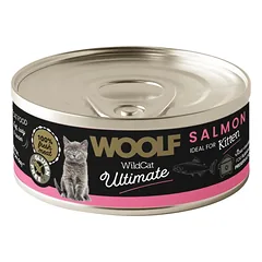 WOOLF Wild Cat Ultimate Kitten Salmon Pate 85g lašišų paštetas kačiukams photo