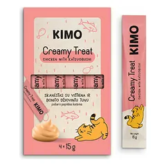 Kimo Cat Creamy Treat Chicken Katsuobushi 60 g