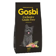 Gosbi begrūdis sausas maistas suaugusiems mažų veislių šunims  Exclusive Grain Free Adult Mini, 500 g — 3 nuotrauka