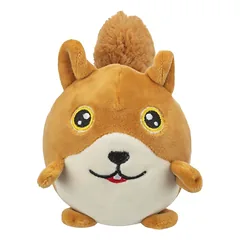 Trixie pliušinis žaislas voverė, apvali, su garsu, 13 cm