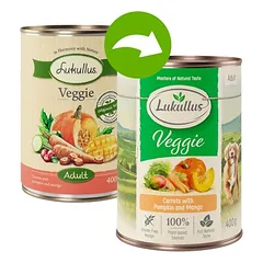 Lukullus Naturkost Veggie, drėgnas maistas šunims