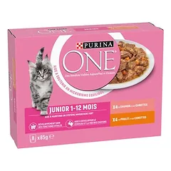 24 + 8 dovanų! 32 x 85 g PURINA ONE drėgnas maistas katėms