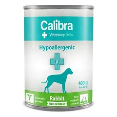 CALIBRA Veterianry Diets Dog Hypoallergenic Insect & Rabbit 400g