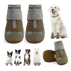 MCBOSON Hundeschuhe mit Reflektorstreifen