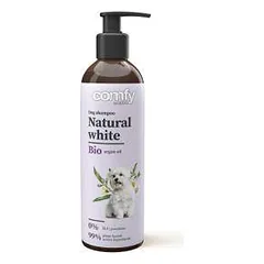 Comfy Natural White šampūnas šviesaus kailio šunims, 250 ml