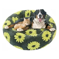 FurryFusion Runde Katzen- und Hundehütte