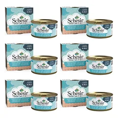 SCHESIR Tunas su alaviju kačiukams 6x85g