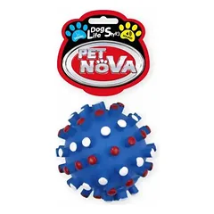 PETNOVA žaislas cypiantis spygliuotas kamuolys 8.5cm 2vnt