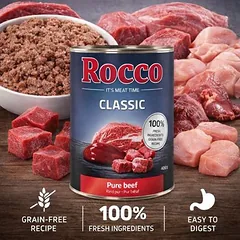 Rocco Classic drėgnas maistas šunims 6 x 400 g — 2 nuotrauka