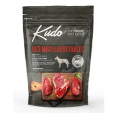 Kudo Red Meat & Vegetables Medium Maxi Adult sausas pašaras su raudona mėsa šunims - Pet24