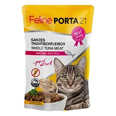 Feline Porta 21 bandomasis rinkinys šviežumo maišeliuose 6 x 100 g, drėgnas maistas katėms — 3 nuotrauka