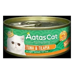 Aatas Cat Tantalizing Tuna Tilapia Konservai Katėms Su Tunu Ir Tilapia 80g — 2 nuotrauka
