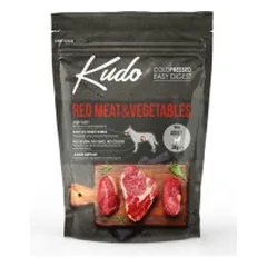 Kudo Red Meat & Vegetables Mini Adult sausas pašaras su raudona mėsa šunims