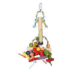 Trixie Colourful Wooden Toy medinis žaislas paukščiams, 31 cm
