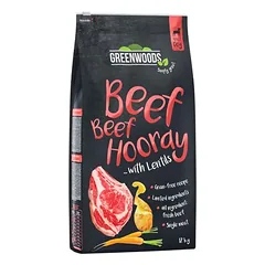 Greenwoods su jautiena, lęšiais, bulvėmis ir morkomis, sausas maistas šunims, 1,5 - 2,9 kg — 3 nuotrauka