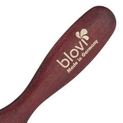 Blovi Wood Large Pin Brush - didelis, ovalus šepetys ilgaplaukiams šunims, su ilgais metaliniais dantukais, Red / 35mm — 2 nuotrauka